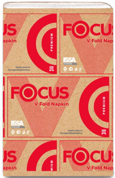 Салфетки для диспенсера Focus Premium, 2 слоя, 5049941,V сложение - 200 листов