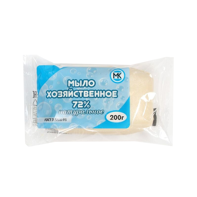 Мыло хозяйственное  72% 200 г. Натур. п/э