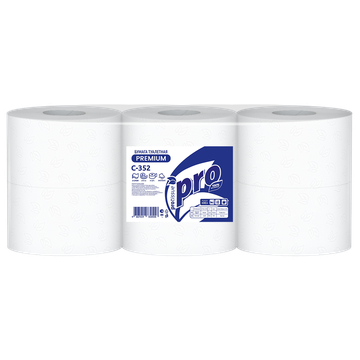 Бумага туалетная "Protissue Premium" двухслойная, 215 метров, вл.6 С352