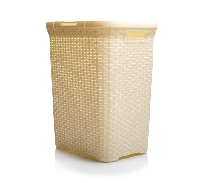 Корзина для белья 60 л АРТЛАЙН с крышкой