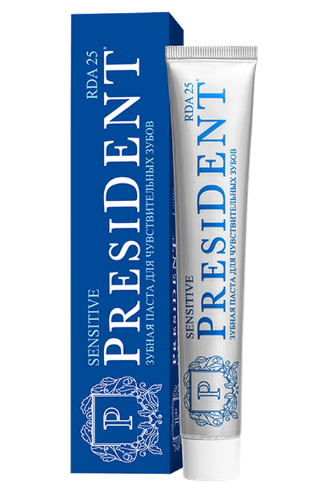 зубная паста PRESIDENT Sensitive  75 г *r