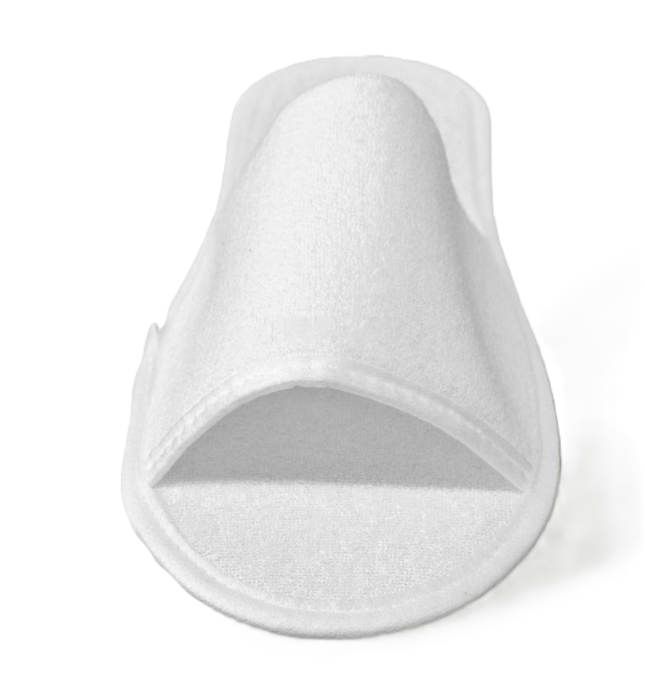 Одноразовые тапочки "Махровые-Оптима Плюс" белые (уп.300 пар)