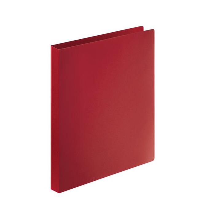 Папка на 4х  кольцах STAFF, красная  до 170 листов