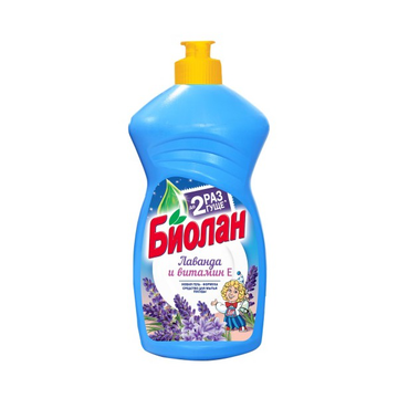 СР-ВО Д/ПОСУДЫ БИОЛАН ЛАВАНДА И ВИТАМИН Е 450 МЛ 1*20
