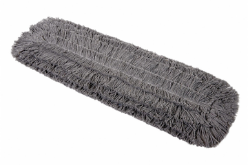 Моп разрезной хлопок-полиэстер серый 80 см - карман