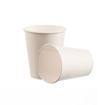 Стакан бумажный 250 мл для гор. напит. d80мм, белый