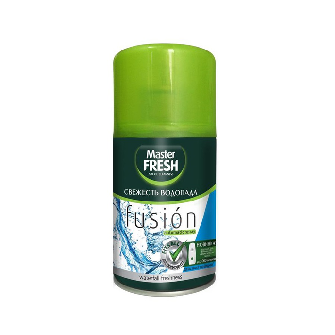 Мастер Фреш MFRAF-TO освежитель воздуха - сменный баллон для авт спрея Свежесть водопада 250 мл(С)