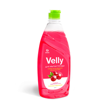 Средство для мытья посуды GRASS "Velly" Морозная клюква, 500 мл./вл.8