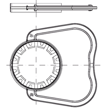 Ручка SH-3819 (белый, 1500 шт)