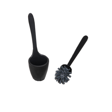 Комплект для туалета 14.5*10,5*43 см EliteSicilia, черный