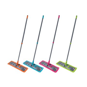 Швабра с флаундером 40 см, телескопический черенок 130 см, еврорезьба, МОП микрофибра (ТИП К), YORK