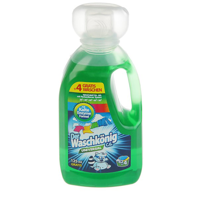 Гель д/стирки конц. Der Waschkonig C.G. Universal 1.625л. *1*6