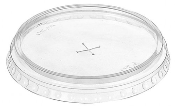 Крышка ПЭТ плоская  Д-95 с крест.отверстием *50/1000