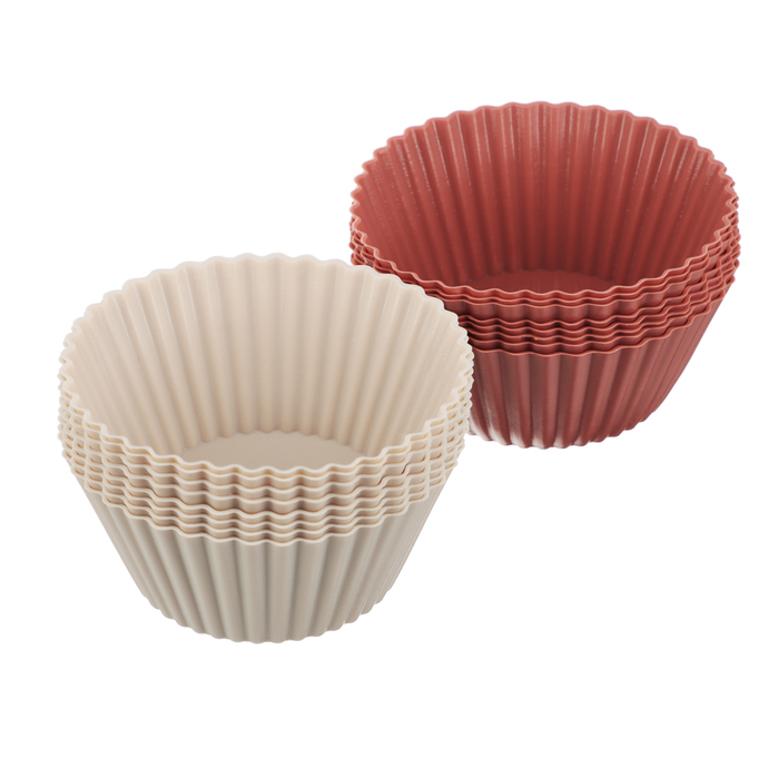 VETTA Набор форм силиконовых 16шт, 6,5x3,3см, "Кекс", 3 цвета, HS-080C