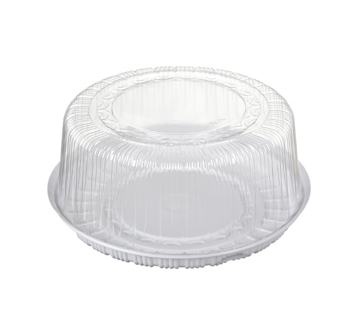 Контейнер для торта Т265 ПЭТ Коричн. Дно+крышка /80