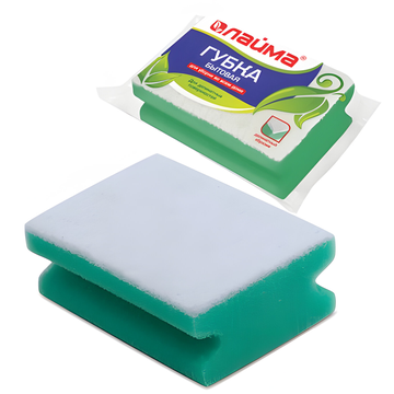Губка, чистящий слой д/деликатных поверхностей, профильн. 48*120*86