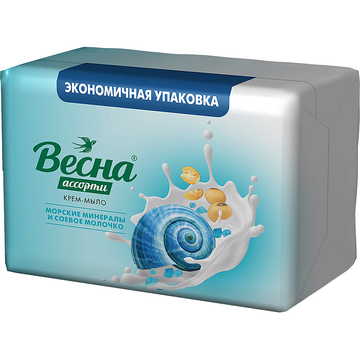 МТ ВЕСНА Ассорти морские минералы и соевое молочко 300 г. арт. 6215