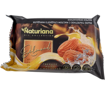Мыло туалетное, твердое, штампованное 100 гр. "NATURIANA с кокосовым маслом ММК