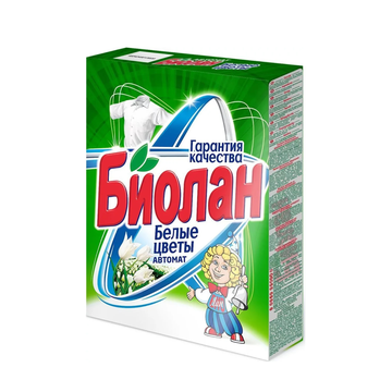 СТИР-Й ПОРОШОК БИОЛАН БЕЛЫЕ ЦВЕТЫ АВТОМАТ 350 Г 1*24