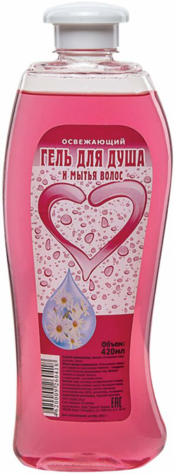 Гель для душа 420 мл. Освежающий/ вл.30