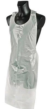 Фартук белый 70х110 ПНД. /100 /1000