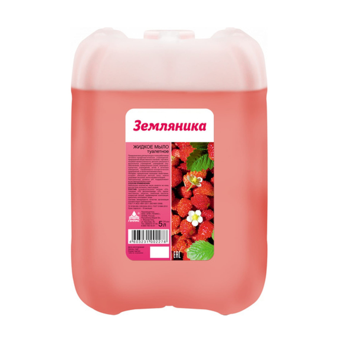 Жидкое мыло НИКА  Земляничное 5л/4