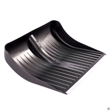 Лопата снеговая пластиковая 515*410 морозостойкая №3с оцинкованой планкой Д=32