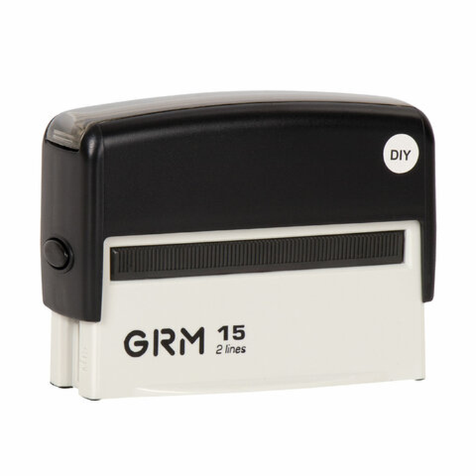 Штамп самонаборный 2-стр оттиск 69х10 мм, без рамки