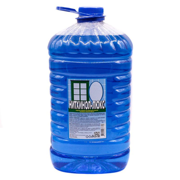 Средство для чистки стекол и зеркал "Нитхинол-люкс" 5 литров/  1/4