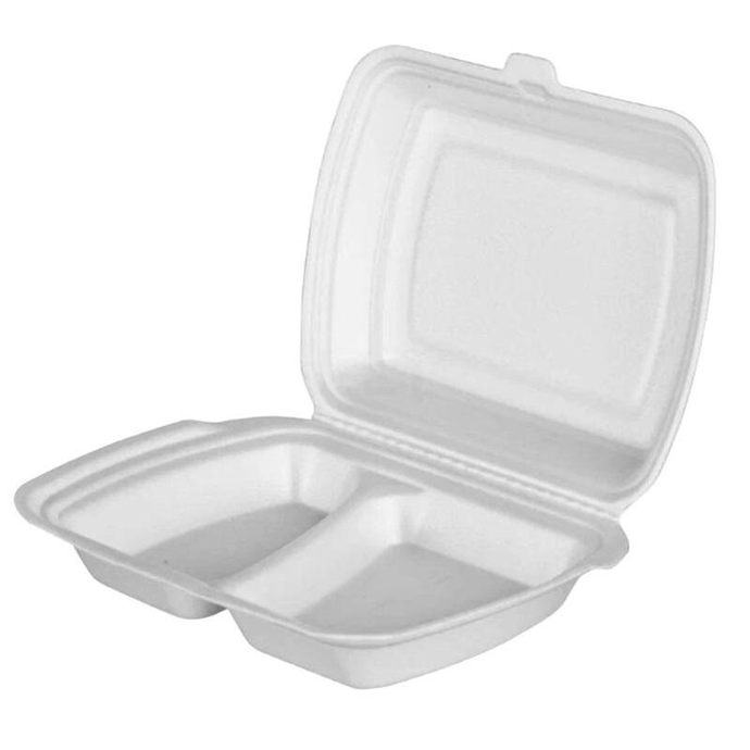 Ланчбокс 2-секц БЕЛЫЙ (247*207,5*62)/100