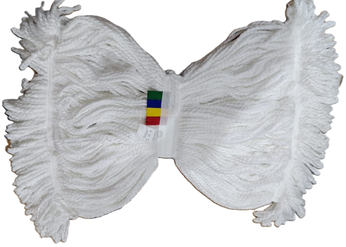 Моп "Кентукки" веревочный, микрофибра, белый  300 гр.