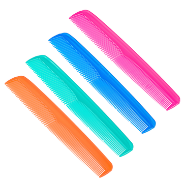 ЮниLook Расческа-гребень металлик, пластик, 17,7х3,1см, 4 цвета