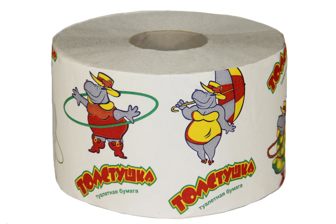 Туалетная бумага "Толстушка" 1-сл. 1 рул./вл.30
