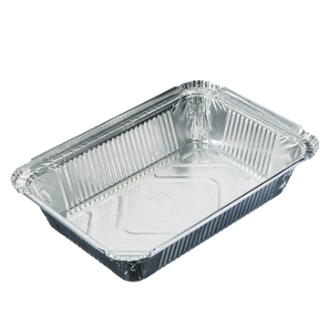 Форма для запекания, алюминиевая фольга, 21x14,8x3,8см, дно: 17,4x10,4см, 780мл, L-край