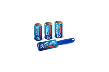 Ролики для чистки одежды и удал. ворса + 4 смен. блока по 50 л. Лайма 608383