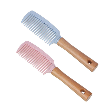ЮниLook Расческа массажная Эко, дерево, нейлон, 21х4,5 см, 2 цвета