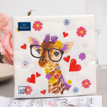 Салфетки Art Bouquet  "Сладенький" 33х33 , 3 слоя .20л/вл.12
