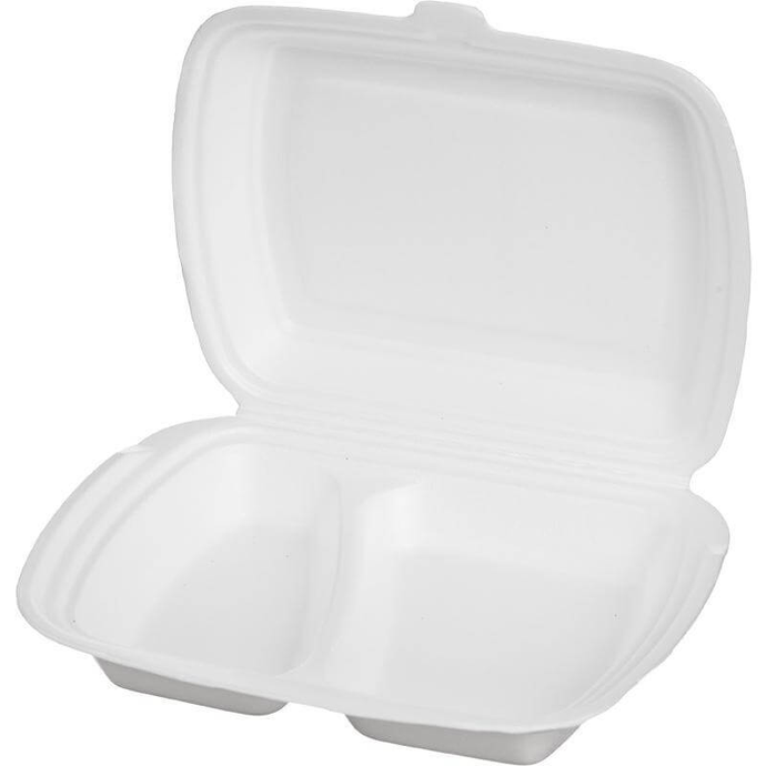 Ланч-бокс 2 секции в пленке (100)