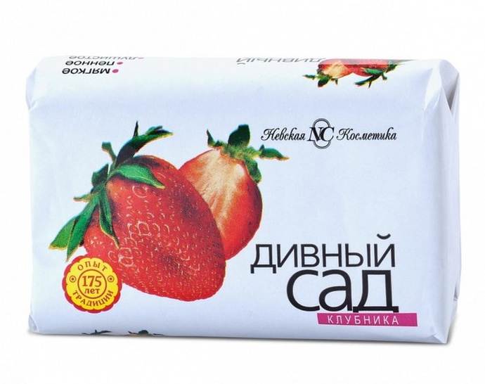 Н/к. Мыло Дивный Сад  90 гр.  Клубника                   6*72
