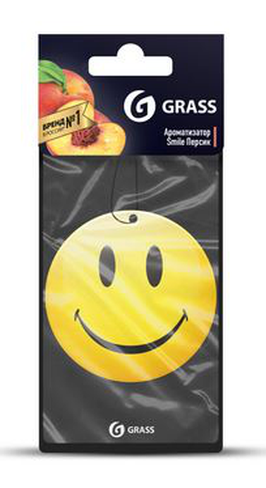 GRASS Картонный ароматизатор GRASS "Смайл", ST-0398