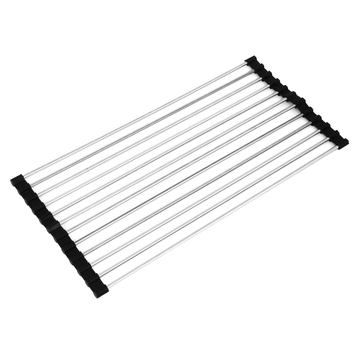 VETTA Сушилка для посуды на раковину, складная, 47х22см, нерж. сталь, TPE