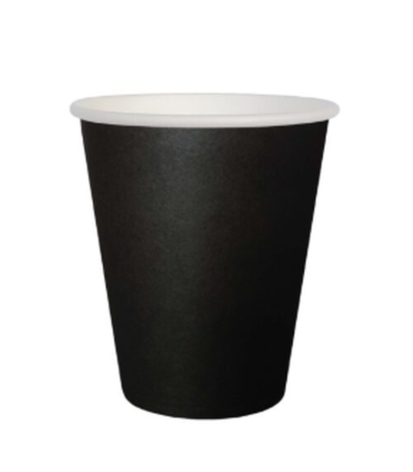 Стакан 250 мл. однослойный (Черный 50/1000) (кр.24-17877,24-17870)