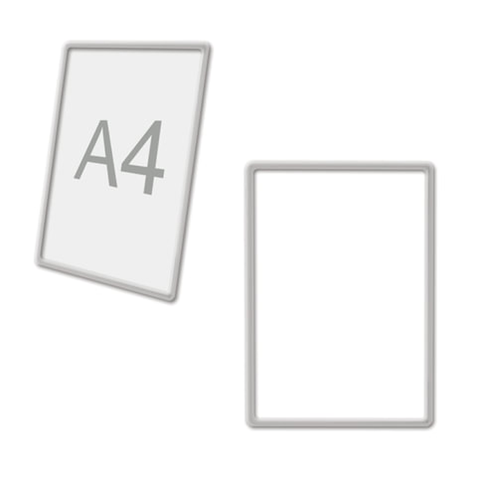 Рамка для ценников, рекламы и объявлений А4, прозр.без защитного экрана