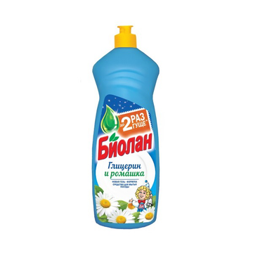 CP-ВО Д/ПОСУДЫ БИОЛАН ГЛИЦЕРИН И РОМАШКА 900 МЛ 1*12