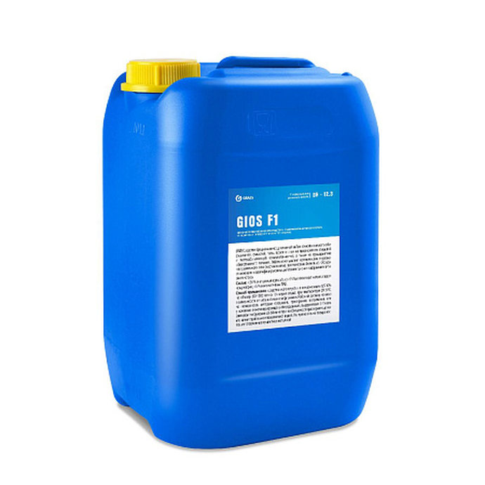 Щелочное пенное моющее средство с содержанием активного хлора GRASS GIOS F1 (канистра 10 л), 550077