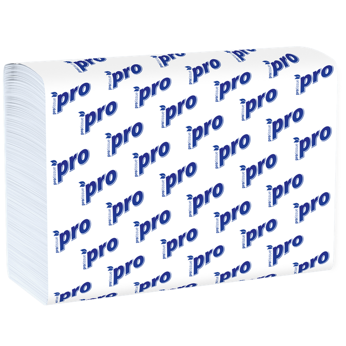 Полотенца бумажные листовые PRO Z-сложения 190л. 2 слоя 21*23/вл.15 С196