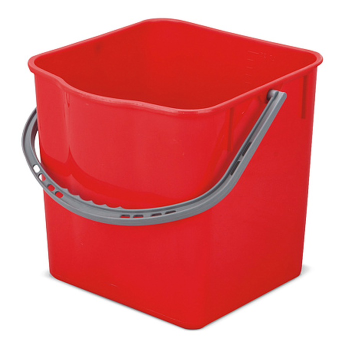 Ведро GRASS 30 л для двойной уборочной тележки 60л, красное IT-0270