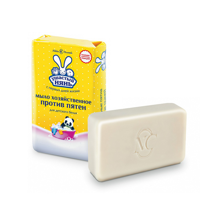 Н/к Ушастый Нянь Мыло  Хоз. Пятновыводящее  180г    *12*36   // 3888