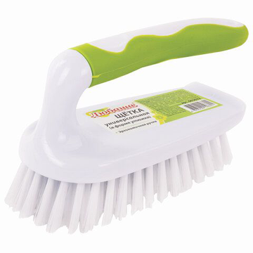 Щетка универсальная Любаша "Утюжок" ручка с ПВХ покрытием (в8,5*ш6,5г 15см)