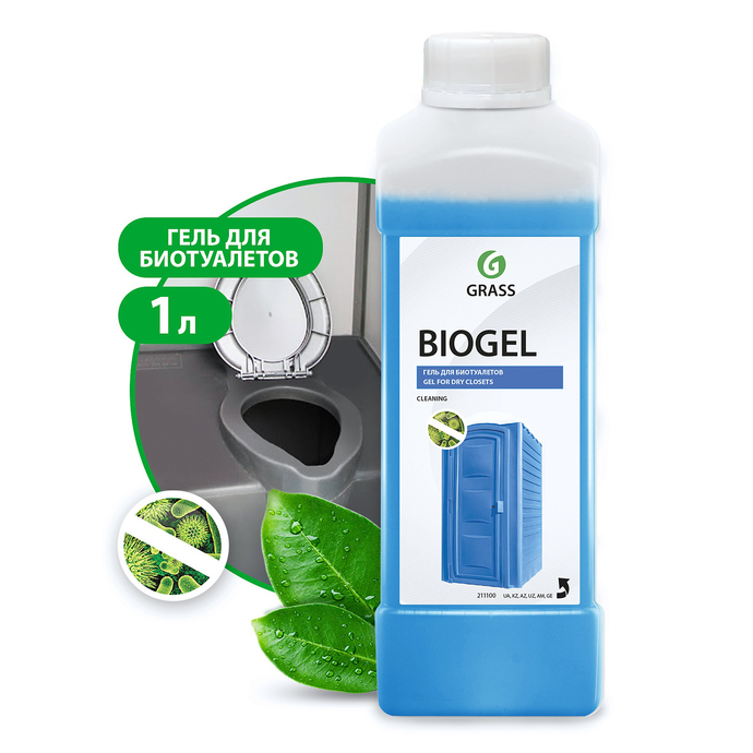 Средство для биотуалетов "Biogel" (канистра 1 л)Средство для биотуалетов "Biogel" (канистра 1 л)